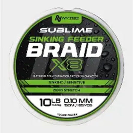 NYTRO SUBLIME X8 SINKING FEEDER BRAID 0.10MM