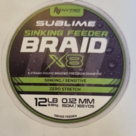 SUBLIME  X8 Sinkende geflochtene Schnur