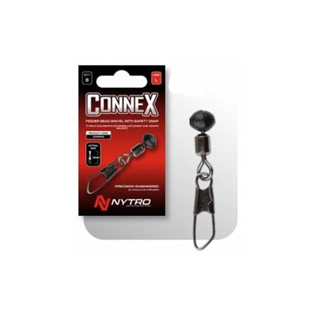 NYTRO CONNEX SLIDING FEEDER BEAD WITH SAFETY SNAP LARGE